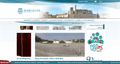 Desktop Screenshot of cm-barcelos.pt